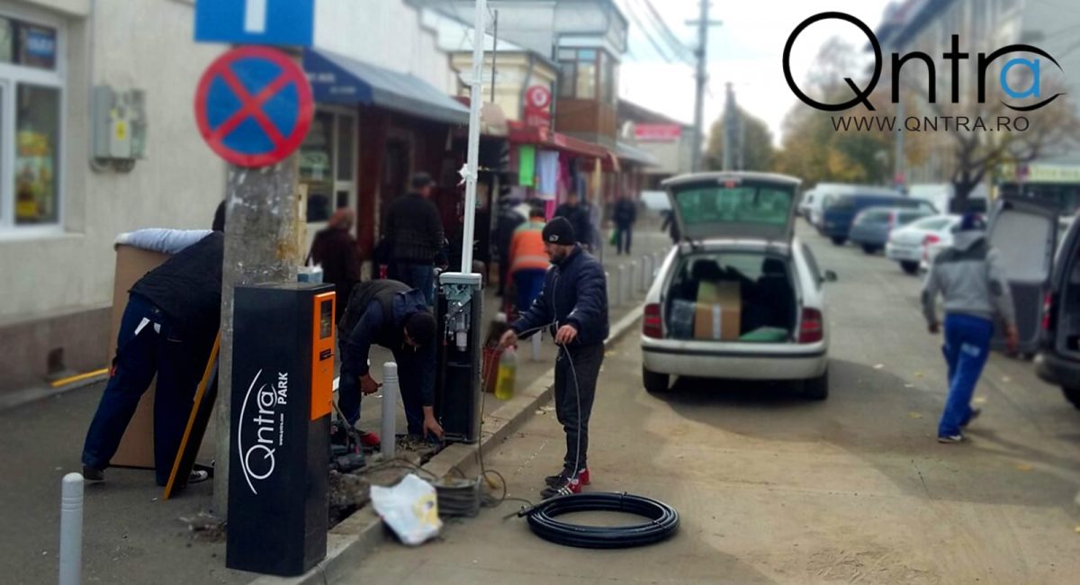 instalare sistem plata parcare qntra