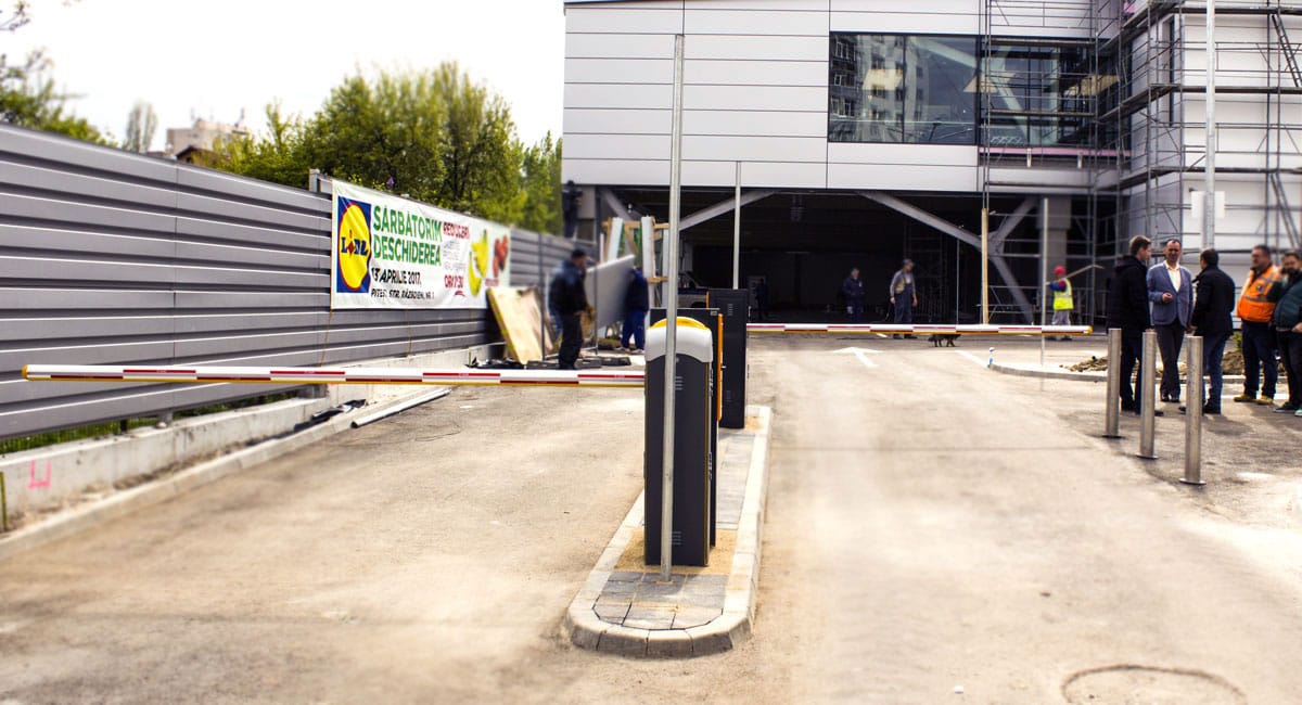 parcare supermarket lidl pitesti sistem automat plata parcare qntra
